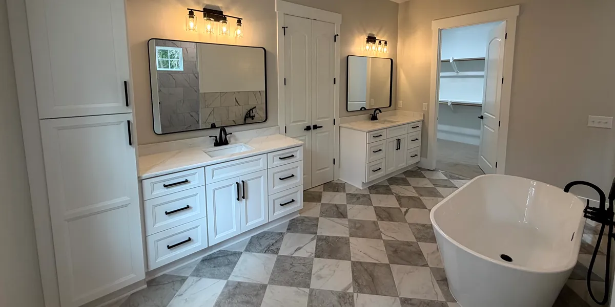Custom Bathroom Raises the Cost of a custom home.