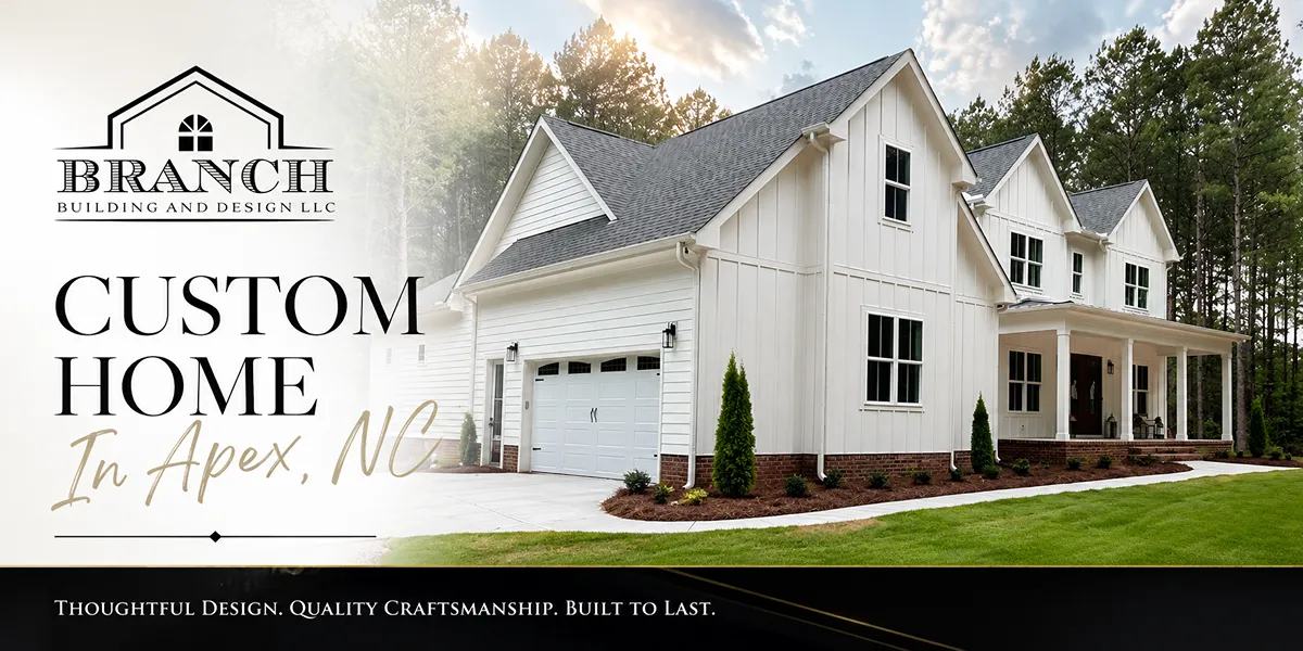 Custom Home Build Apex, NC.