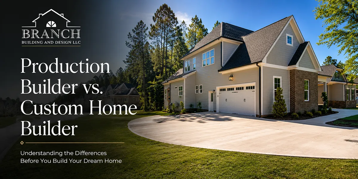 Production home builder vs custom home builder. Which is better?